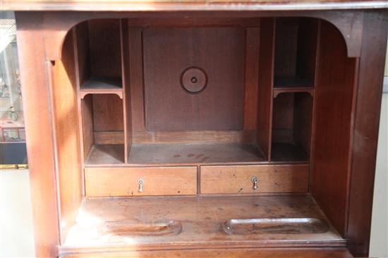 Attributed to Charles Lock Eastlake. A Victorian Aesthetic movement walnut writing desk, W.2ft D.1ft 6in. H.4ft 9in.